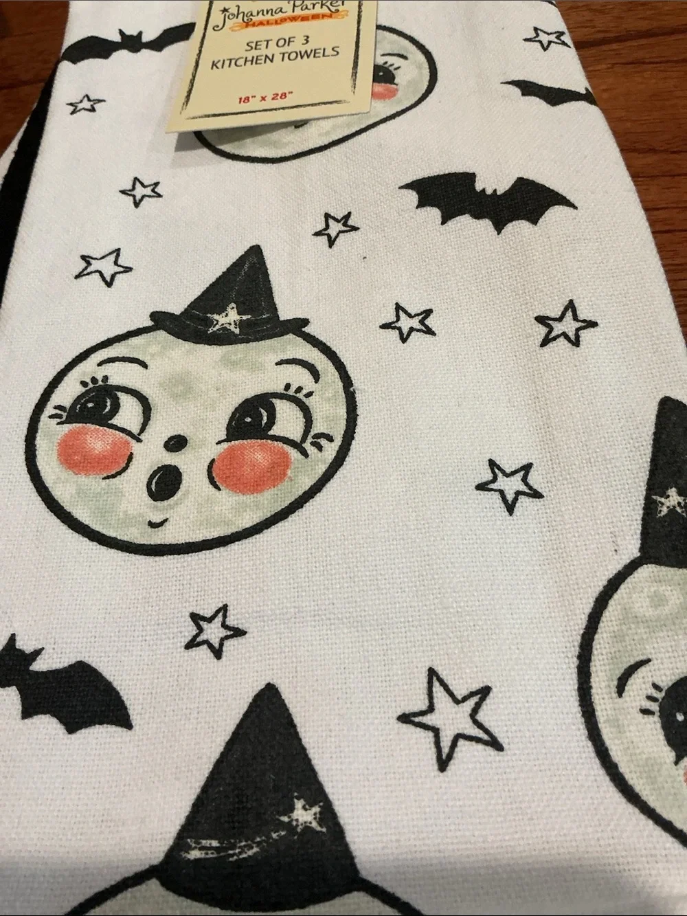Johanna Parker Laughing Luna Kitchen Towels - Set of 3